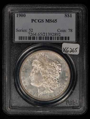 1900年 1ドル モルガン銀貨 - PCGS MS 65 - プルーフ品 - SKU-X6265
