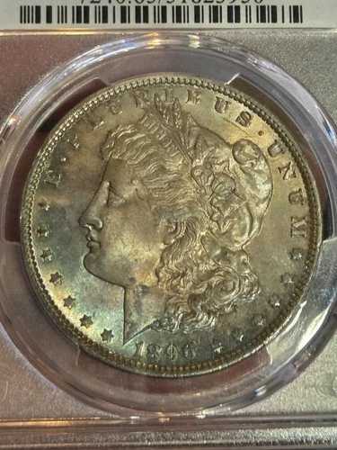 1896年 1ドル モルガン・ダラー PCGS MS65 トーン