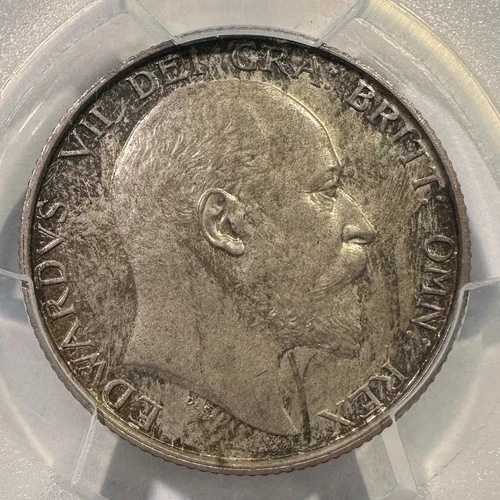 1902年 イギリス シリング エドワード7世 マットプルーフ PCGS PR-64