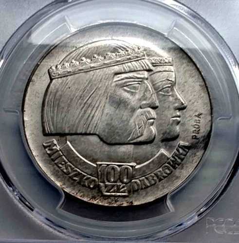 ポーランド 1966-MW 100 ズロティチ プロバ PCGS SP-63