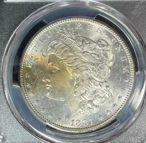 1881-S モーガン シルバードル ~ PCGS MS 65 ~美しいコイン~ REF#2282