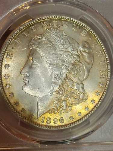1896年 1ドル モルガン・ダラー PCGS MS65 トーン 61,105円