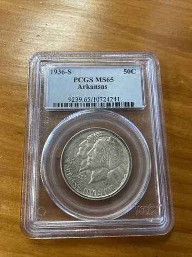 1936年 南アーカンソー州 50セント記念金貨 PCGS MS65