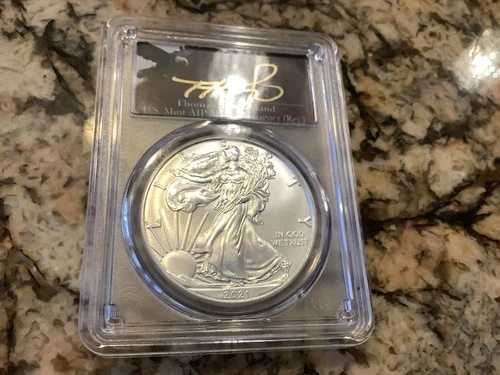 2021-S PCGS70 シルバー イーグル T1 緊急発行 FDI - T クリーブランド アングリーイーグル 61,105円