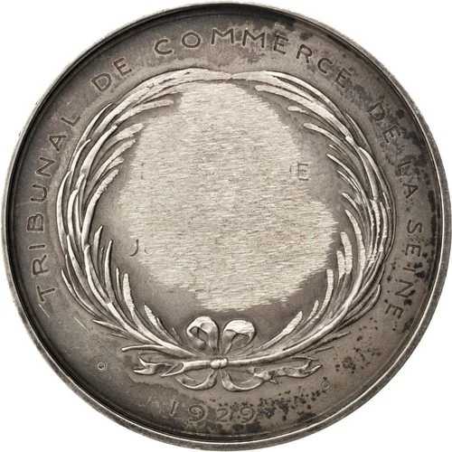 [#63283] フランス、メダル、フランス第三共和政、1929年、銀、ボレル、AU