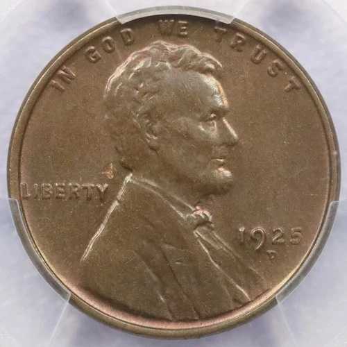 1925-D 1セント リンカーン ウィート セント - PCGS MS 64 BN