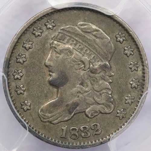 1832年製 キャップドバスト ハーフダイム - PCGS VF 35