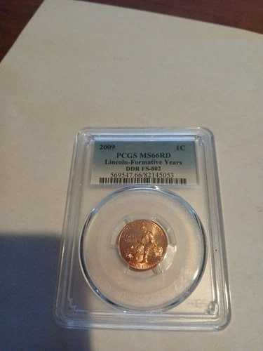 2009 リンカーンセント PCGS MS66RD DDR FS-802 形成期