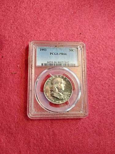 1953年 フランクリン ハーフダラー PCGS PR66 - プレミアムジェム＆ヴィンテージフロスティ