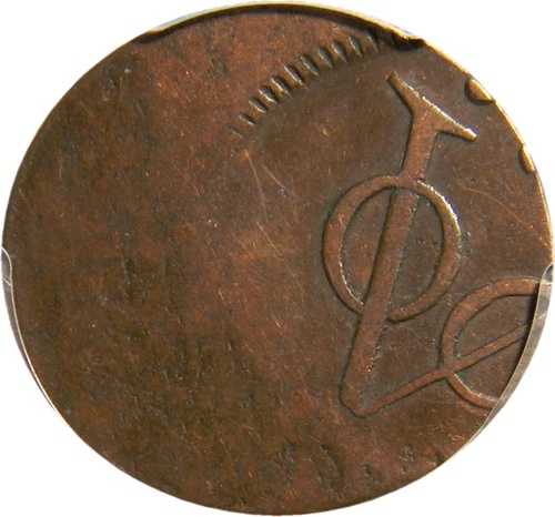 1700年代 イギリス東インド会社造幣局 エラーデュイット PCGS XF 40 (7-8) 61,710円