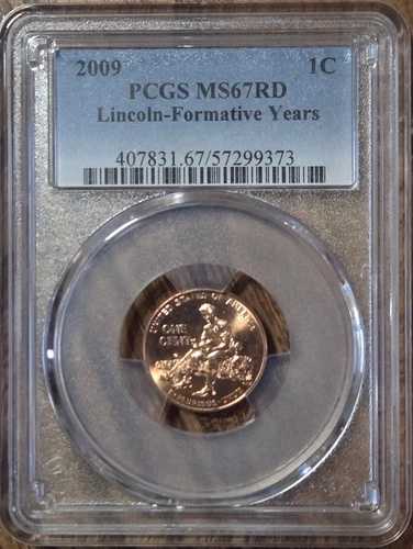 2009 リンカーン・セント 形成期 PCGS MS67RD*在庫ありの今がお得*