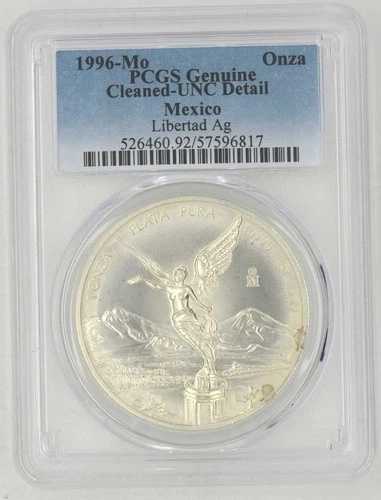 1オンス シルバー メキシコ リベルタッド 1996 PCGS キーデート トップエクスプレス配送