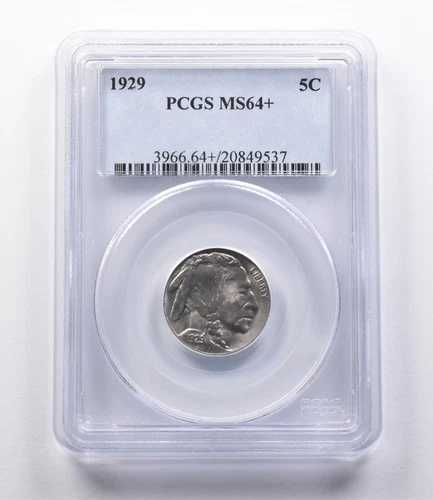 MS64+ 1929年 インディアンヘッド バッファローニッケル PCGS *2726