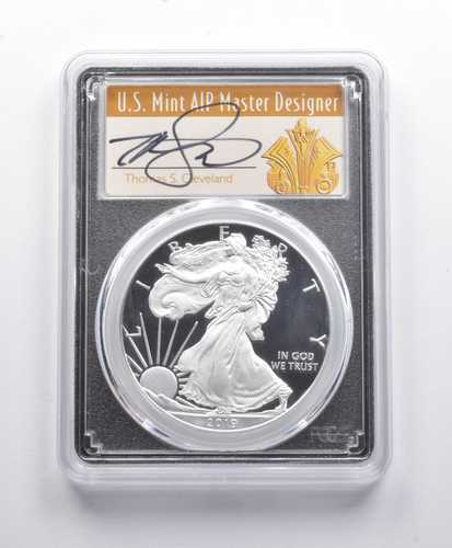 PR70DCAM 2019-W アメリカンシルバーイーグル FDOI FUNショー サイン入り クリーブランド PCGS *8836