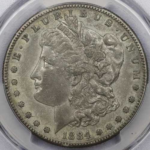 1884-S モルガン銀貨 - PCGS XF 45