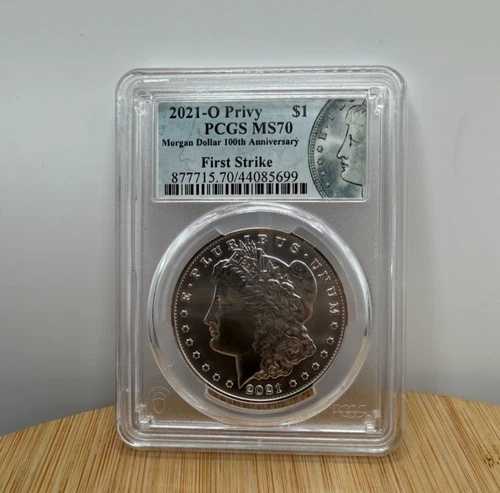 2021 O モルガン シルバードル 100周年記念 PCGS MS70 ファーストストライク