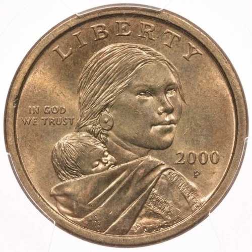2000-P SAC$1 PCGS MS64 負傷した鷲 FS-901 サカガウィア・ダラー 槍で刺されたバラエティ