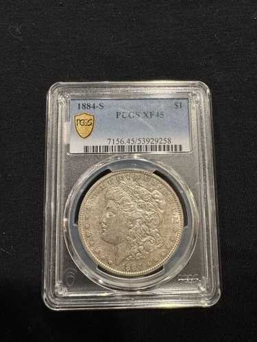 1884-S モルガン・ダラー 1ドル PCGS XF45