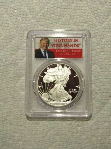 2020年 サウスアメリカン シルバーイーグル トランプラベル PCGS PR70 DCAM ディープカメオ タイプ1 プルーフ