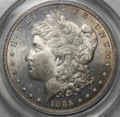 1885年 PCGS MS63PL モルガン・ダラー
