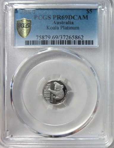 2002年 オーストラリア 1/20オンス プラチナ 5ドル コアラ PCGS PR69DCAM 62,920円