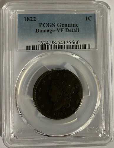 1822年 コロネットヘッド 1C BN PCGS 純正 VF 詳細 54125660 62,920円