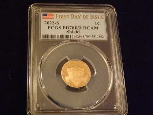 2022-S ペニー ファーストストライク PCGS PR 70 DCAM