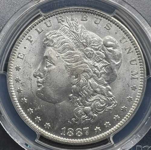 1887-O モーガン シルバー ダラー $1 PCGS MS64 素晴らしいコイン!｜WORLD RESOURCE【QUEEN店】