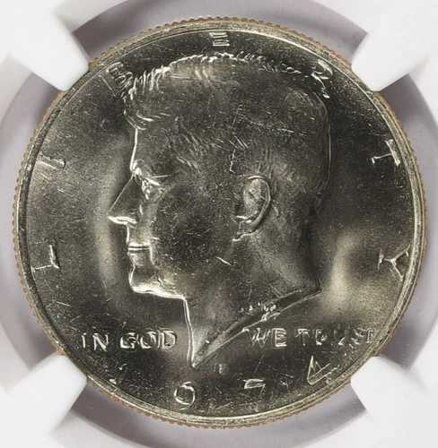 1974-D ケネディ・ハーフダラー ダブルストラック 回転インカラー NGC MS-65 ロット D031|WORLD RESOURCE【QUEEN店】