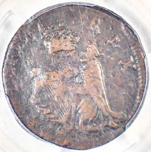 1670年 ニュージャージー州 セントパトリック・ファーシング コロニアルコイン 1/4ペンス - PCGS VF 詳細 121,000円