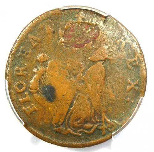 1670年 ニュージャージー州 セントパトリック・ファーシング コロニアルコイン 1/4ペンス - PCGS ファインディテール