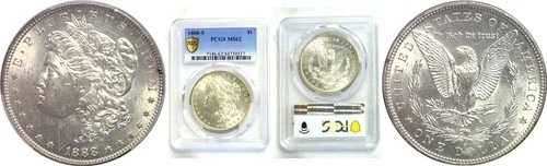 1888-S 1ドル モルガン・ダラー PCGS MS-62