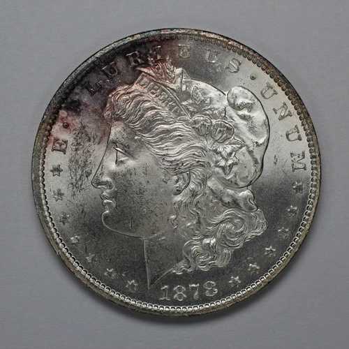1878 CC モルガン銀貨 UNC