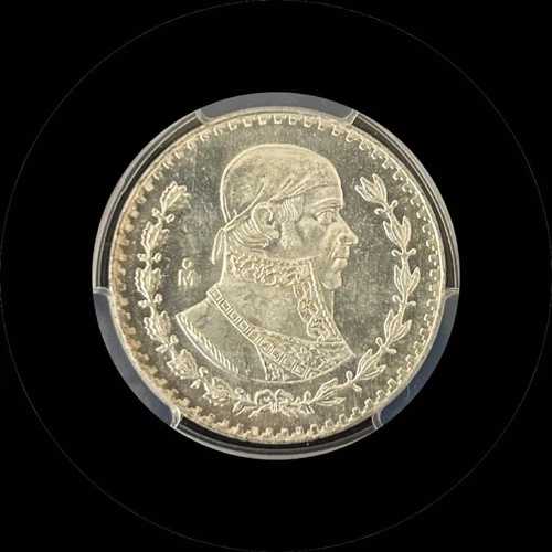 メキシコ 1ペソ 1967年 PCGS MS65 ワールドコイン / 86