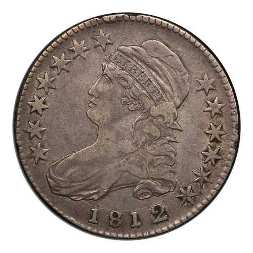 1812/1 キャップドバスト ハーフダラー PCGS VF-30 スモール 8