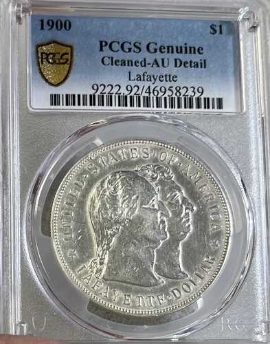 1900年 PCGS AU 詳細！ラファイエット・ドル