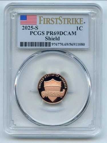 2025 S 1セント リンカーン セント PCGS PR69DCAM ファーストストライク????