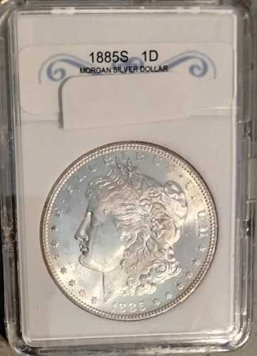 1885 - S モーガン銀貨、非常に高品質、比較して節約しましょう!｜WORLD RESOURCE【QUEEN店】