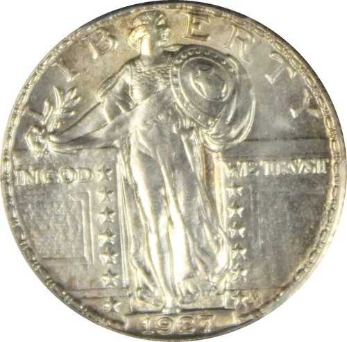 1927年 MS62FH スタンディングリバティクォーター PCGS 29651516