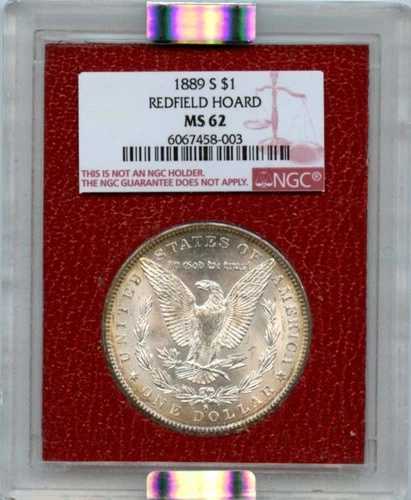 1889 S $1 モルガン・ダラー レッドフィールド・ホード NGC MS62|WORLD RESOURCE【QUEEN店】