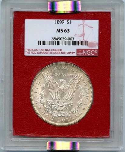 1899年 モルガン・ダラー S$1 パラマウント NGC MS63