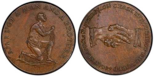 イギリス 18世紀中期 CU ハーフペニートークン PCGS MS62BN D&H 1038b