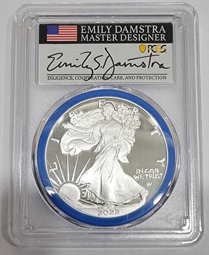 2022-W PCGS PR70DCAM シルバーイーグル T-2 アドバンスリリース ミントデザイナーシリーズ