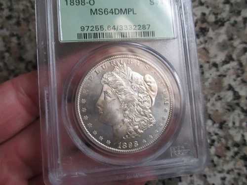 1898 O モーガン シルバー ダラー PCGS MS64DMPL **美しいコイン!**