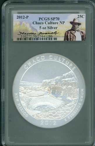 2012-P チャコカルチャー NP ATB 5オンス シルバー PCGS SP70 セオドア・ルーズベルト SP-70