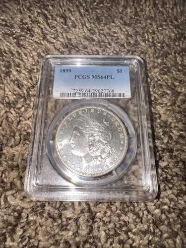 1899年 モルガン銀貨 S$ PCGS MS64 PL