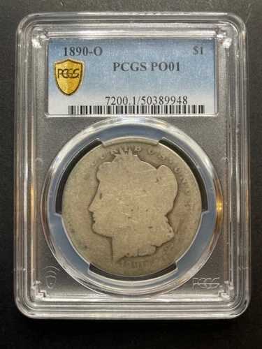 1890 O モルガン シルバー ダラー $1 PCGS PO 01 ローボールコレクション 希少 プアー 1 セミ