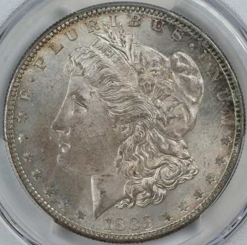 1885-S モルガン・ダラー PCGS MS63 CAC ポール・モンツ・コレクション