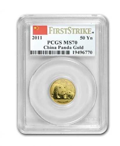50元・1/10オンス・PCGS MS70・ファーストストライク・ト??ップポップ-