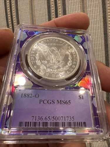 1882-O ニューオーリンズ銀貨 PCGS Ms65 モルガンドル 美品